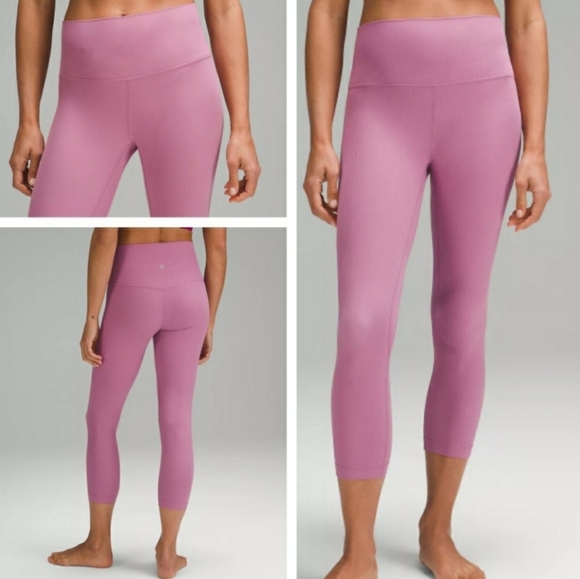 Lululemon Wunder Train HR Crop 23" Velvet Dust 8 NWT - Picture 12 of 12